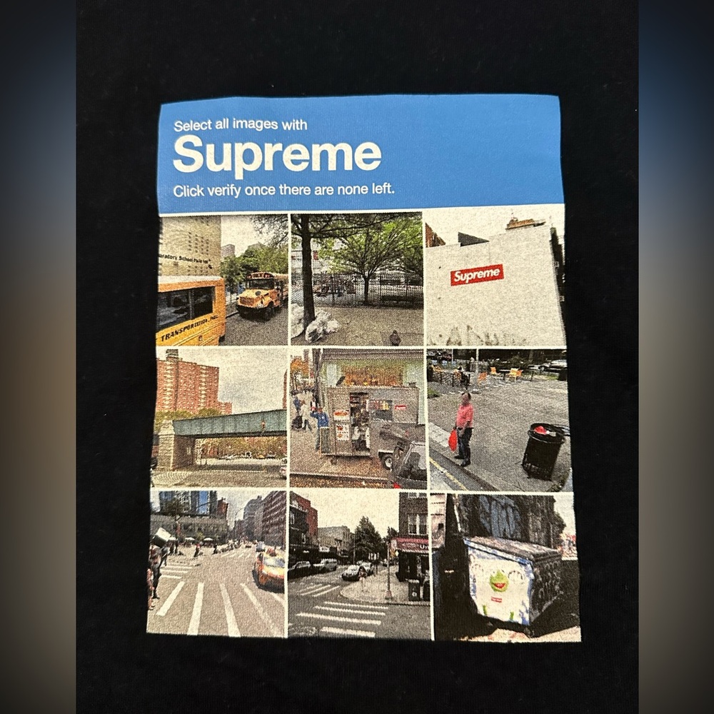Supreme CAPTCHA Shirt